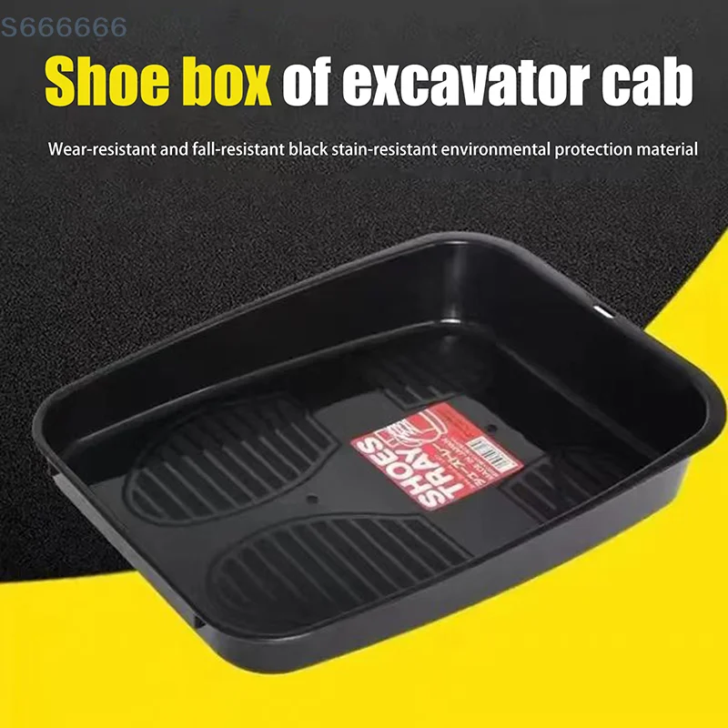 

Multifunctional Shoe Tray Box, Car Interior Organizing Accessory, Durable Vehicle Storage.