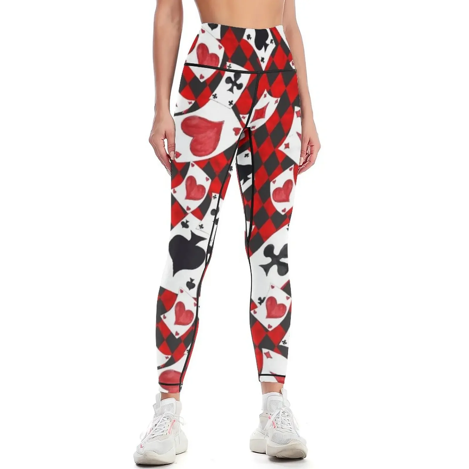 

Playing Cards Pattern Leggings leggins push up woman Leginsy push up sports for Jogger pants Womens Leggings