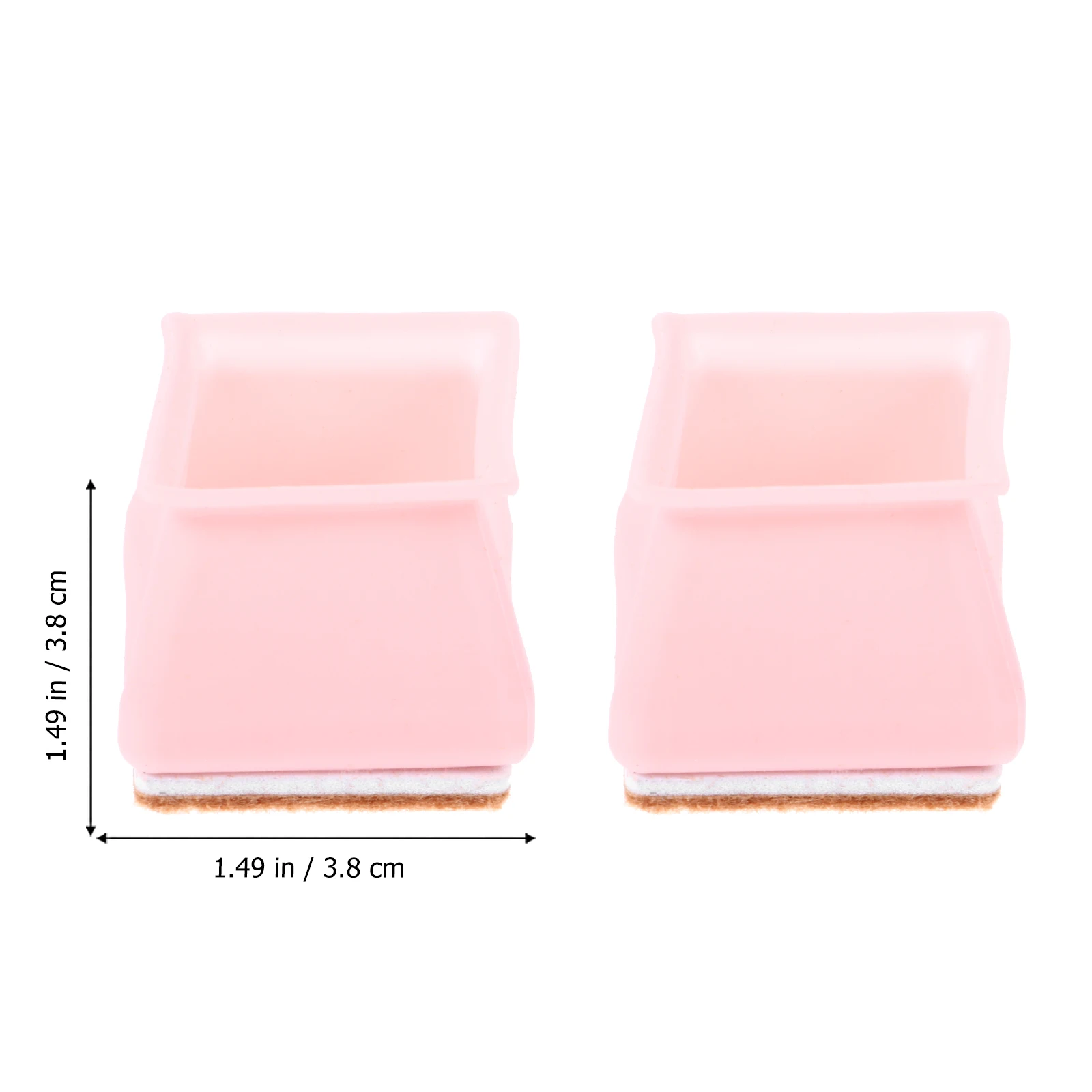 

24pcs Feet Protectors Table Feet Mat Table Leg Covers Floor Mat Non Slip Noise Reduction Furniture Protective Pads