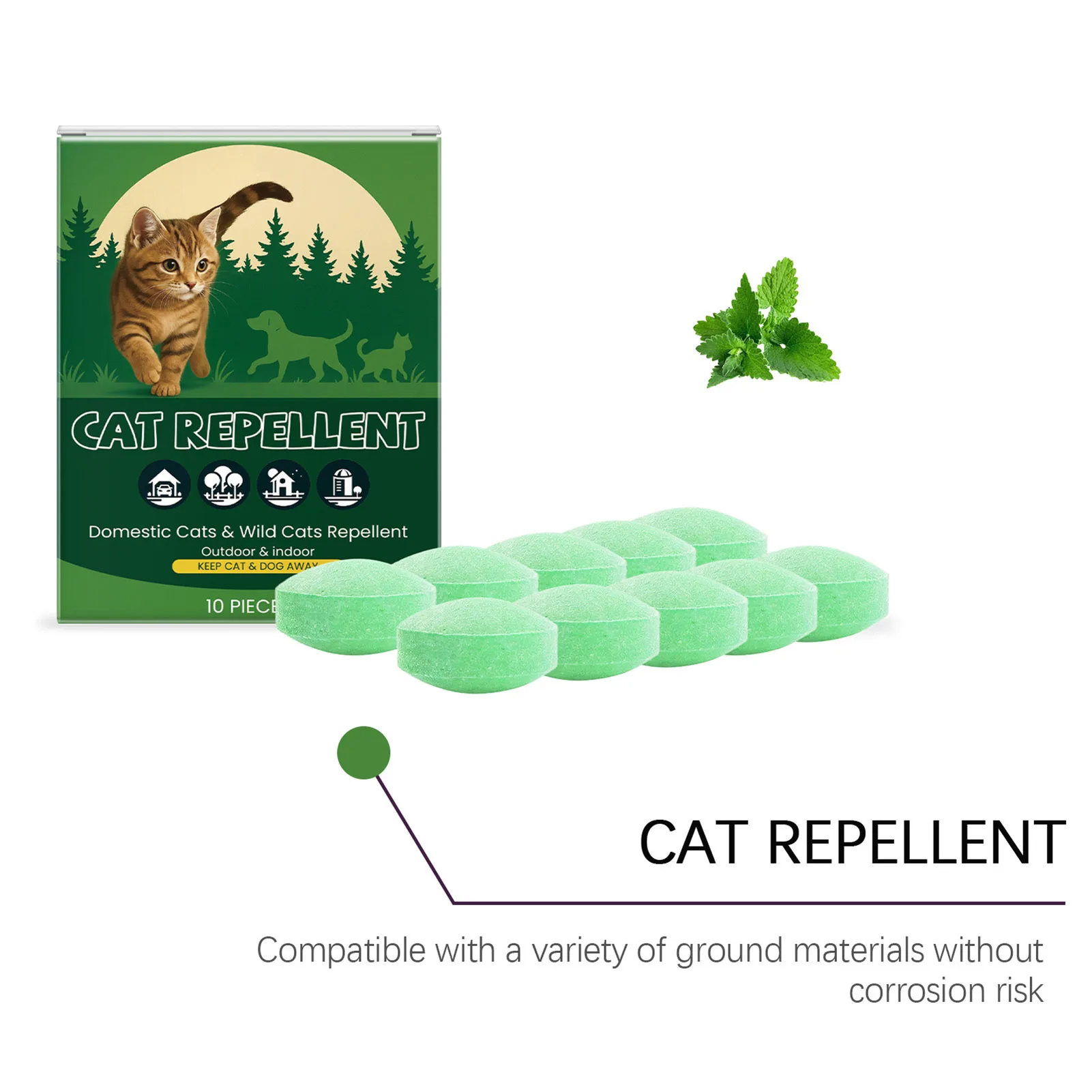 Effective Cat Repellent Pellets Natural Deterrent for Furniture Protection Indoor Outdoor Anti Scratching Chewing Safe Kit