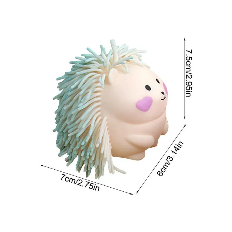 Cartoon Hedgehog Squeeze Toys Kawaii Cute Stress Relief Sensory Toys Slow Rising Stress Ball Anti Stress Fidget Toy Kids Gifts