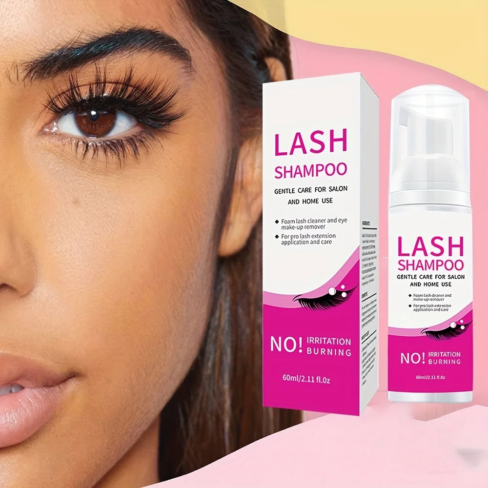 まつげクレンザー 優しく非刺激性のフォーミュラ ディープクリーンクレンザー メイク道具用 マスカラリムーバー サロン 家庭用 豊かな泡