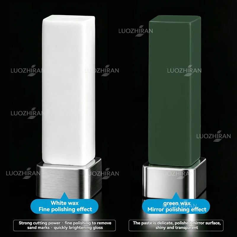 Metal Polishing Wax Buffing Compound Bar for Silver Copper Aluminum Stainless Steel Mirror Shine Scratch Repair Rust Protection