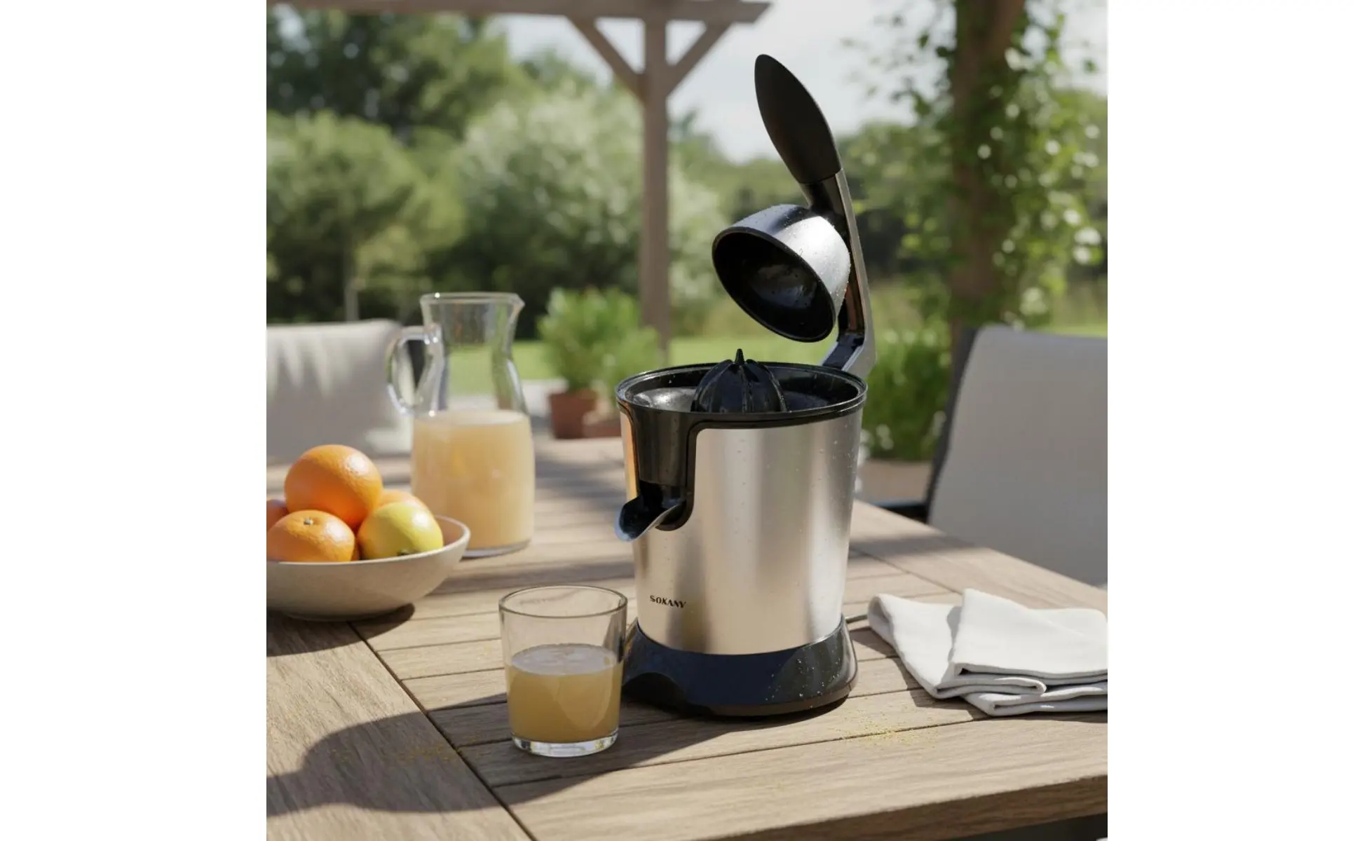 Electric Fruit Juicer Easy to Use Fruit Juicer Machine Lemon Press Extractor Comfortable Handle Kitchen Appliance