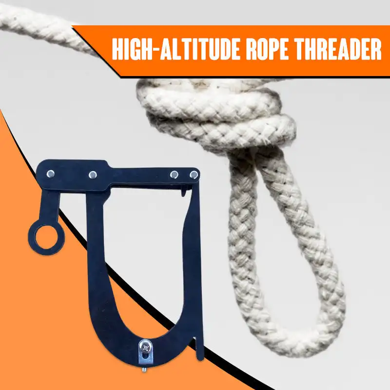 

1PC High Altitude Rope Threading Device Plastic Multi-Purpose Mooring Rope Tightener & Dock Hook