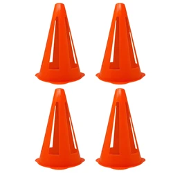 Cones plásticos mini cones de esportes flexíveis cones de objetivo laranja para brocas + prática para treinamento + jogos-9 polegadas