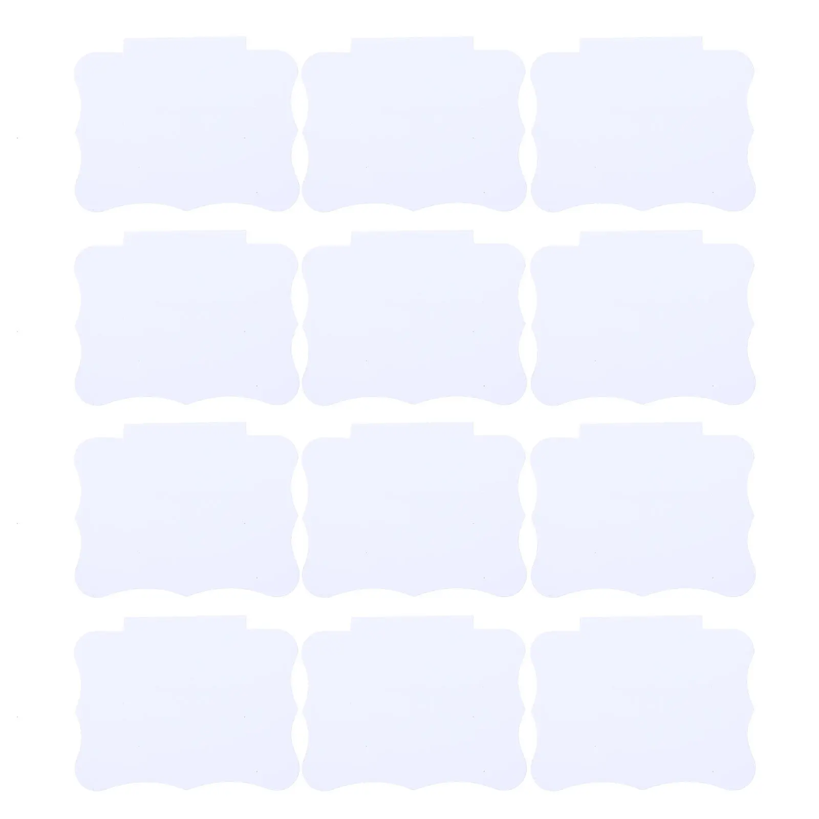 

16pcs Price Tag Label Holder Sturdy Pvc Clip Display Stand For Baskets Boxes Classified Storage Advertising Tag Basket Label