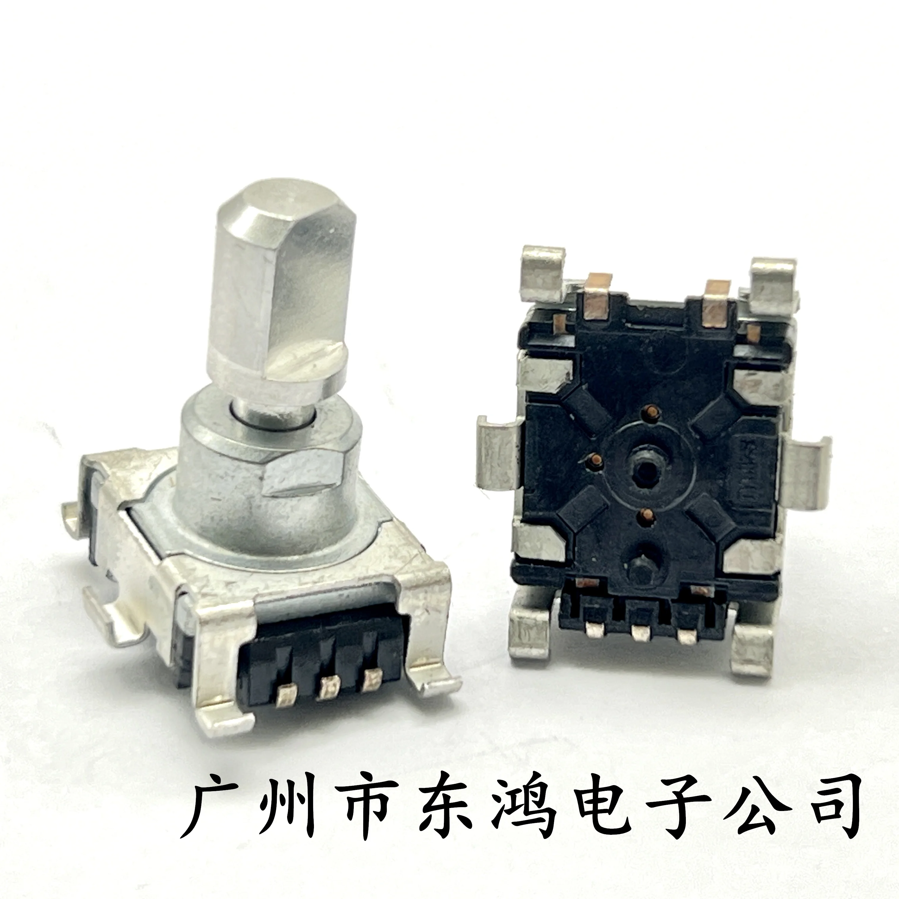 1 PCS Japanese 300 ° rotary potentiometer 10k axis length 15mm with push switch