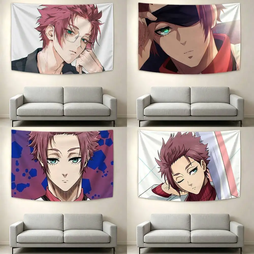 Anime I-Itoshi Sae b-Blue Lock Art Hanging Flag Banner Indoor Outdoor Home Decor