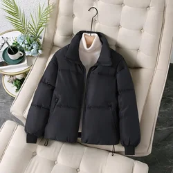 Parkas Women Coat Jacket Autumn Winter Keep Warm Puffer Jacket Stand Collar Harajuku Outwear Loose Padded Vest Korean Clothes