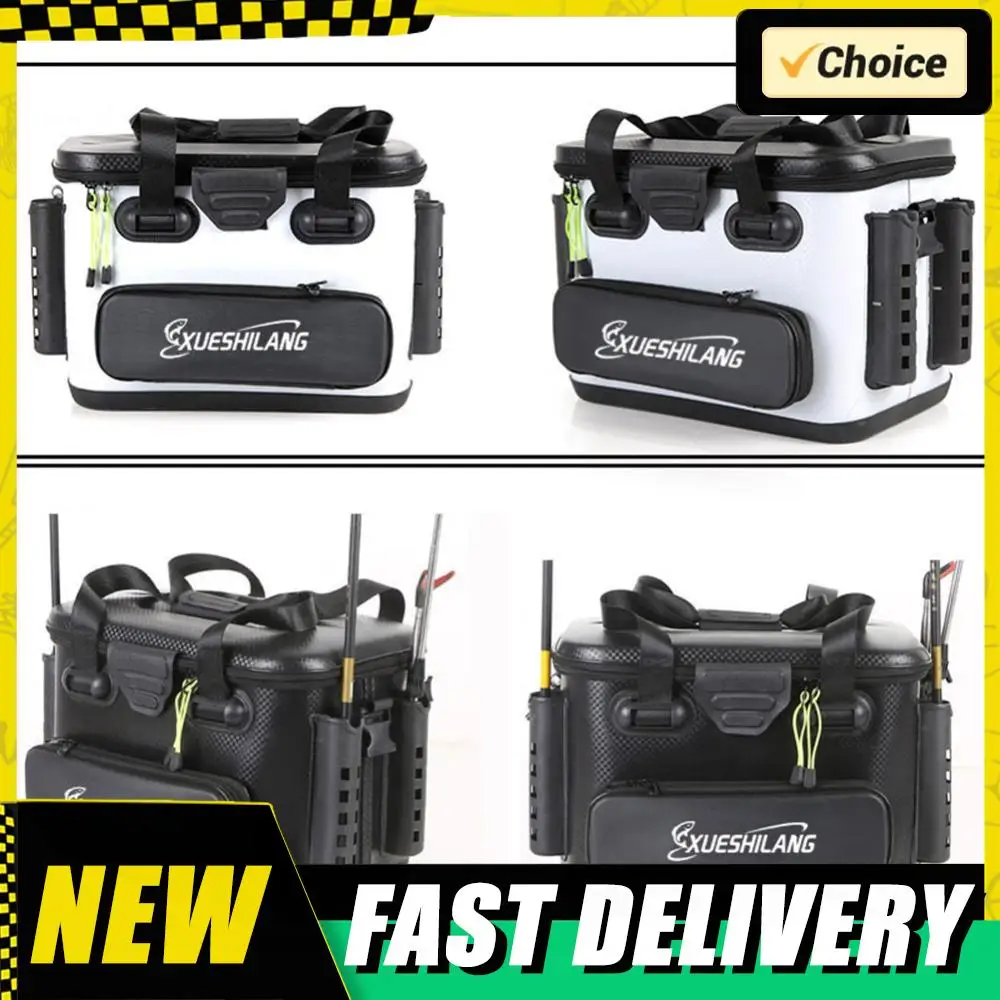 

EVA Fishing Lures Hook Box Multifunctional Fishing Hook Stop Beads Box Portable Sticker Design with Handheld for Angler Supplies