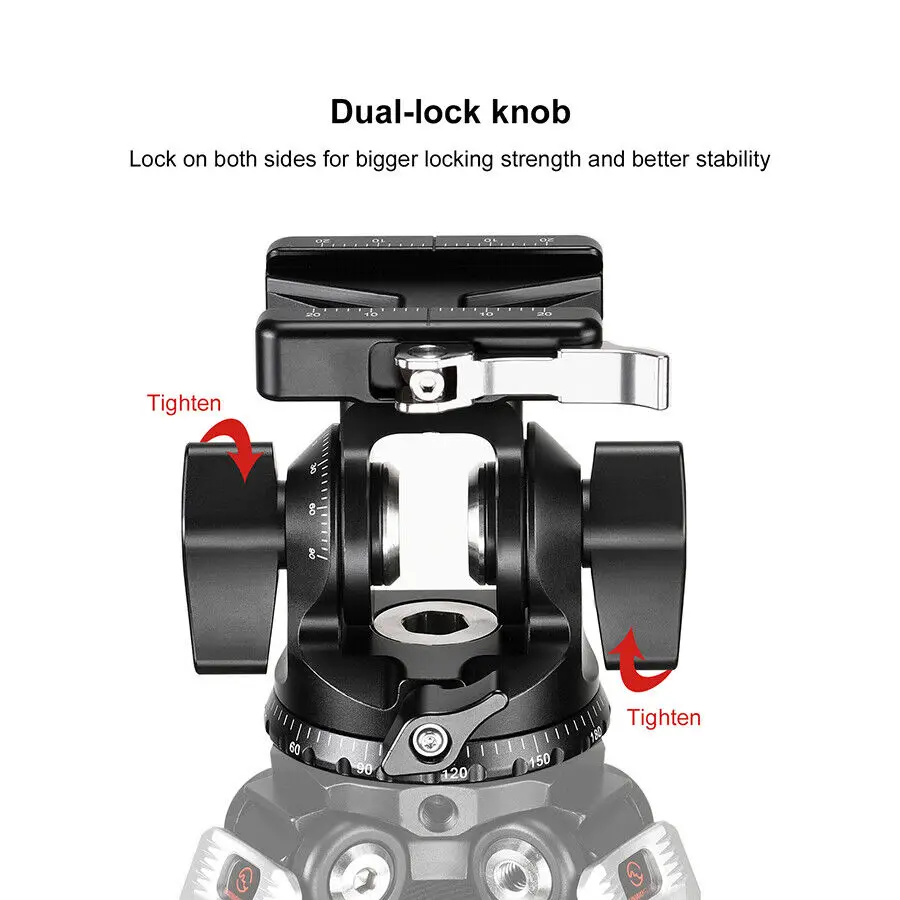 Imagem -04 - Sunwayfoto-two-way Tilt Head com Braçadeira Placa de Liberação Rápida Dt03