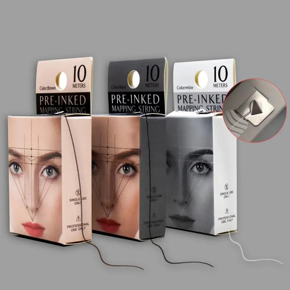 Vintage Mapping String Lightweight Eyebrow Mapping String Practical Thin Mapping String Eyebrow Line Tools