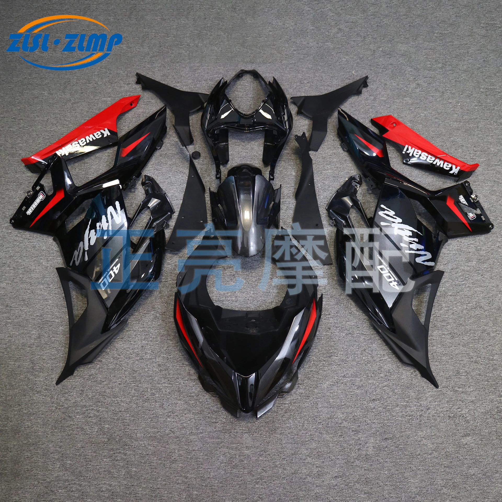 kits tools accessories for Kawasaki ninja400 18~23 years 2018 2019 2021 2023 Motorcycle Fairings ninja 400 black white red pink