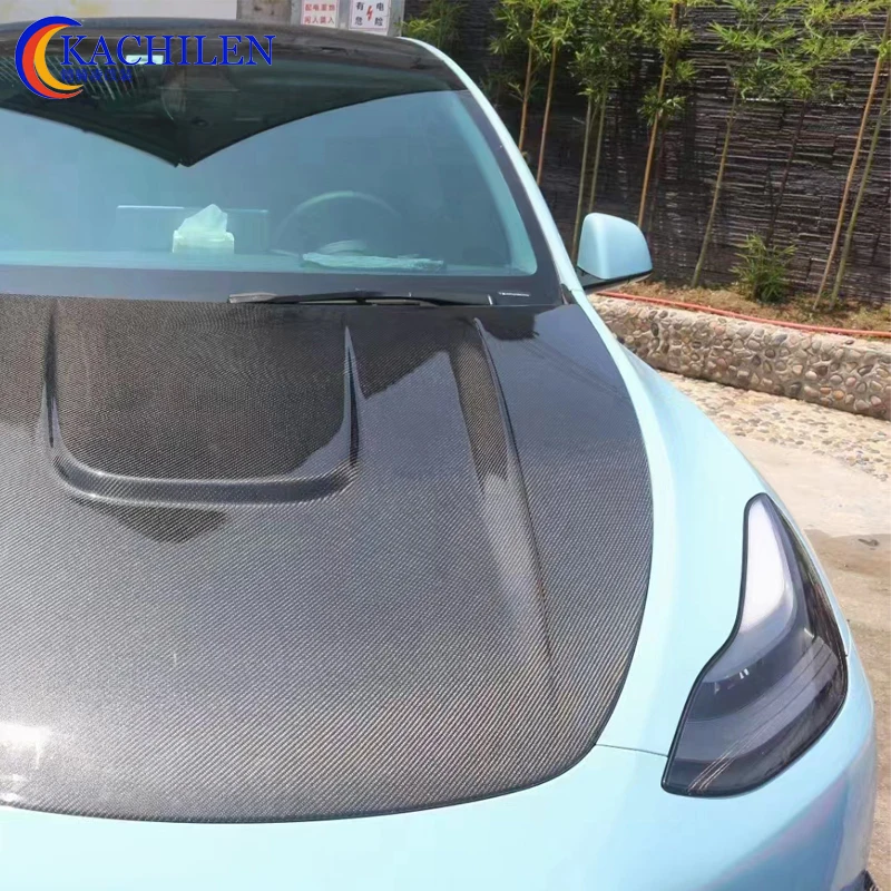 CM style MODEL Y Carbon Fiber engine cover hood For Tesla MODEL Y