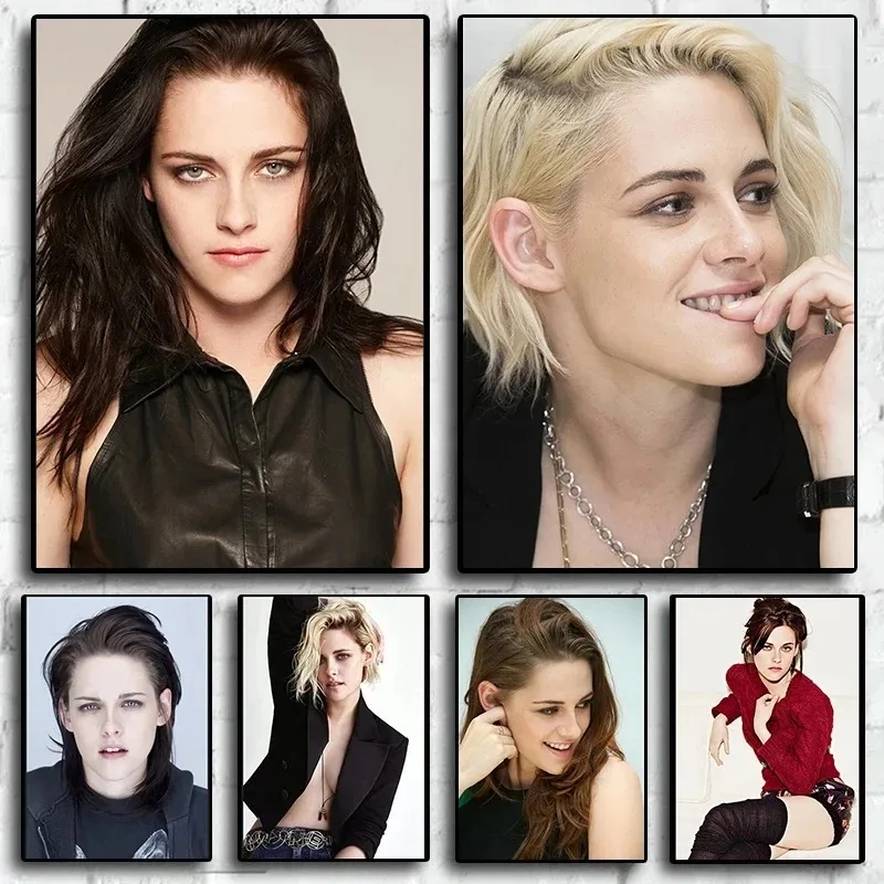 Famous Twilight Star Kristen Stewart Pictures Living Room Nordic Quality Canvas Wall Art Home Decoration