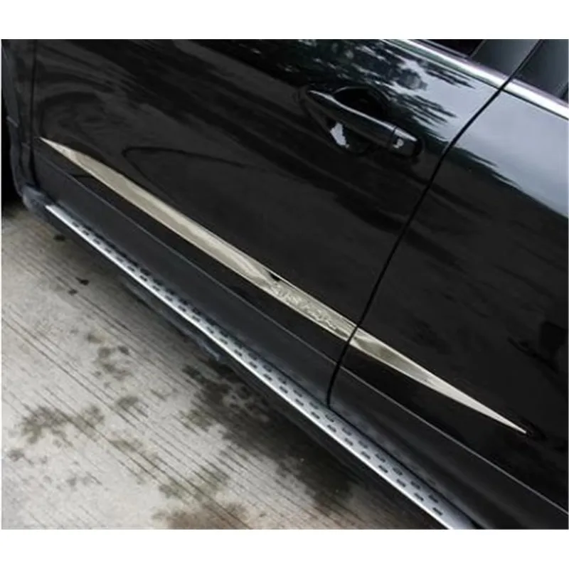 FIT FOR NISSAN QASHQAI J11 2014-2018CHROME DOOR SIDE LINE GARNISH BODY MOLDING COVER PROTECTOR TRIM ACCESSORIES