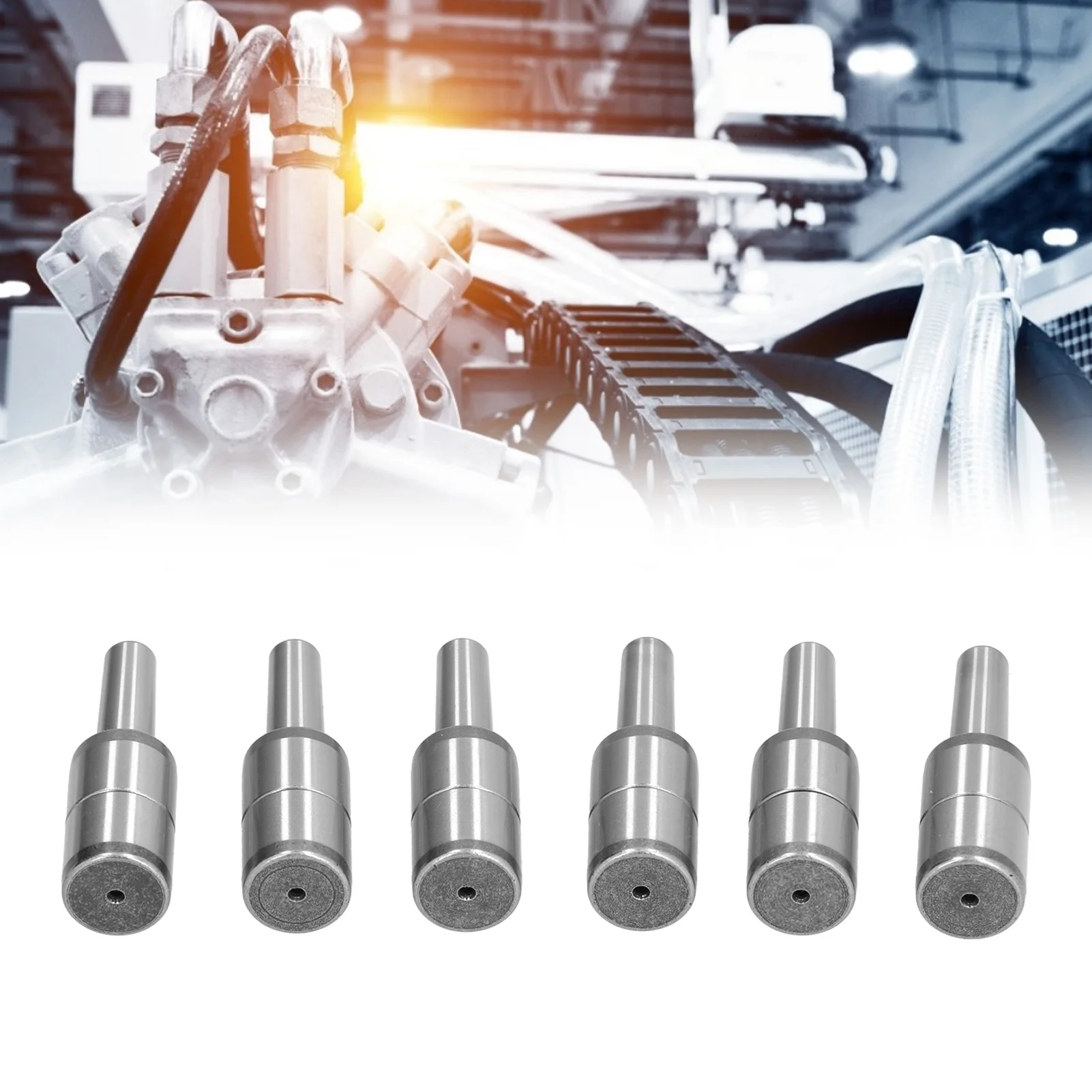 6세트 핀 부싱 금속 보조 정밀 위치 지정 금형 액세서리 20x12x18x50 정밀 금형 액세서리 핀