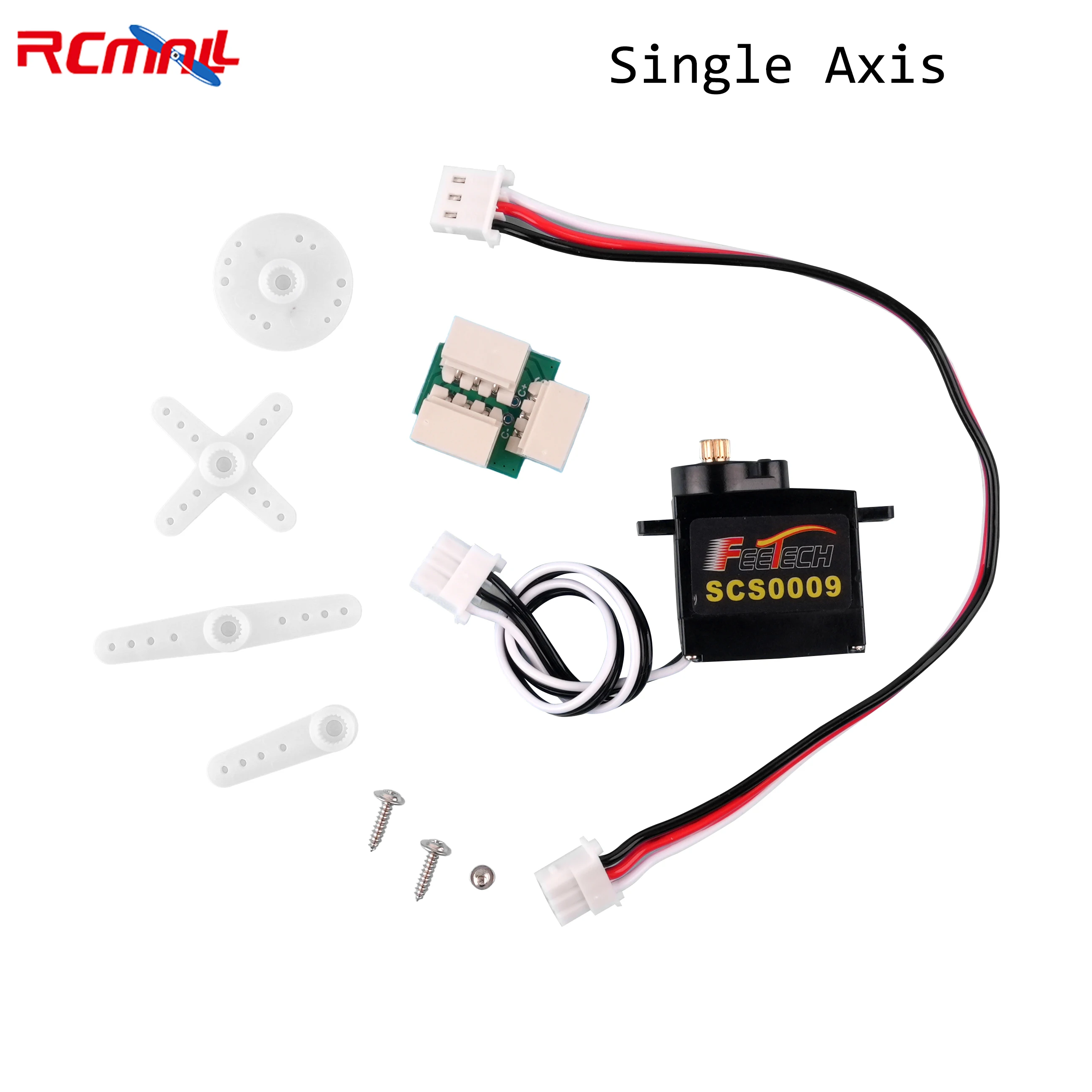 Feetech SCS009 6V 2.3kg Seriële BUS Servo Metalen Versnellingsbak Enkele As/Dual As Servo's voor RC Helicopter Smart Robot Humanoïde