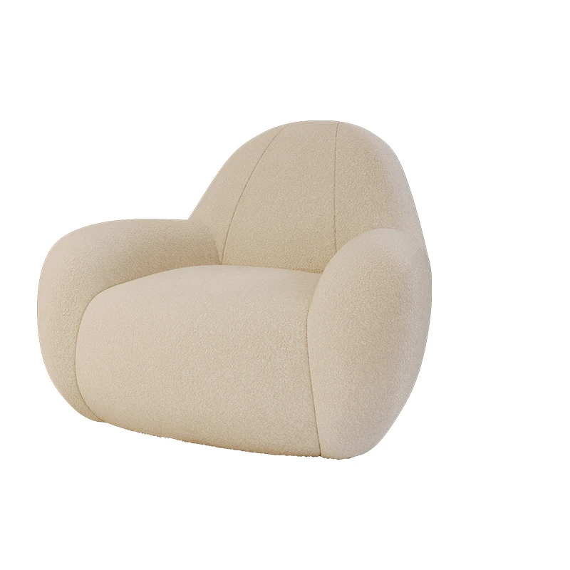 Ergonomic Designer Chair Stretch Comfy Normal Lounge Chair Accent Single Cadeiras De Sala De Estar Living Room Furniture