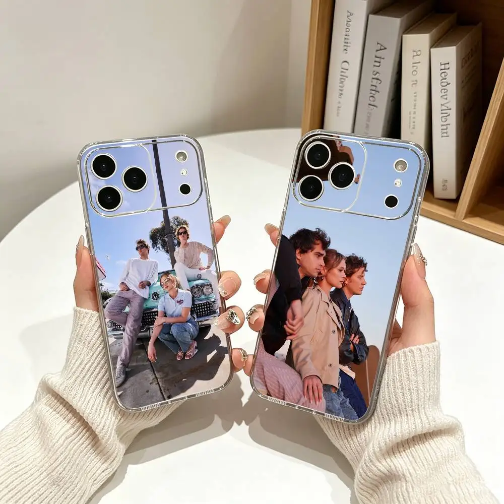 Funda para iPhone con Diseño de la Película L-Love Me Love Me C-Cuori Magnetici, para iPhone 17, 16, 15, 14, 13, 12, 11, Pro Max, Cubierta Transparente de Silicona Suave