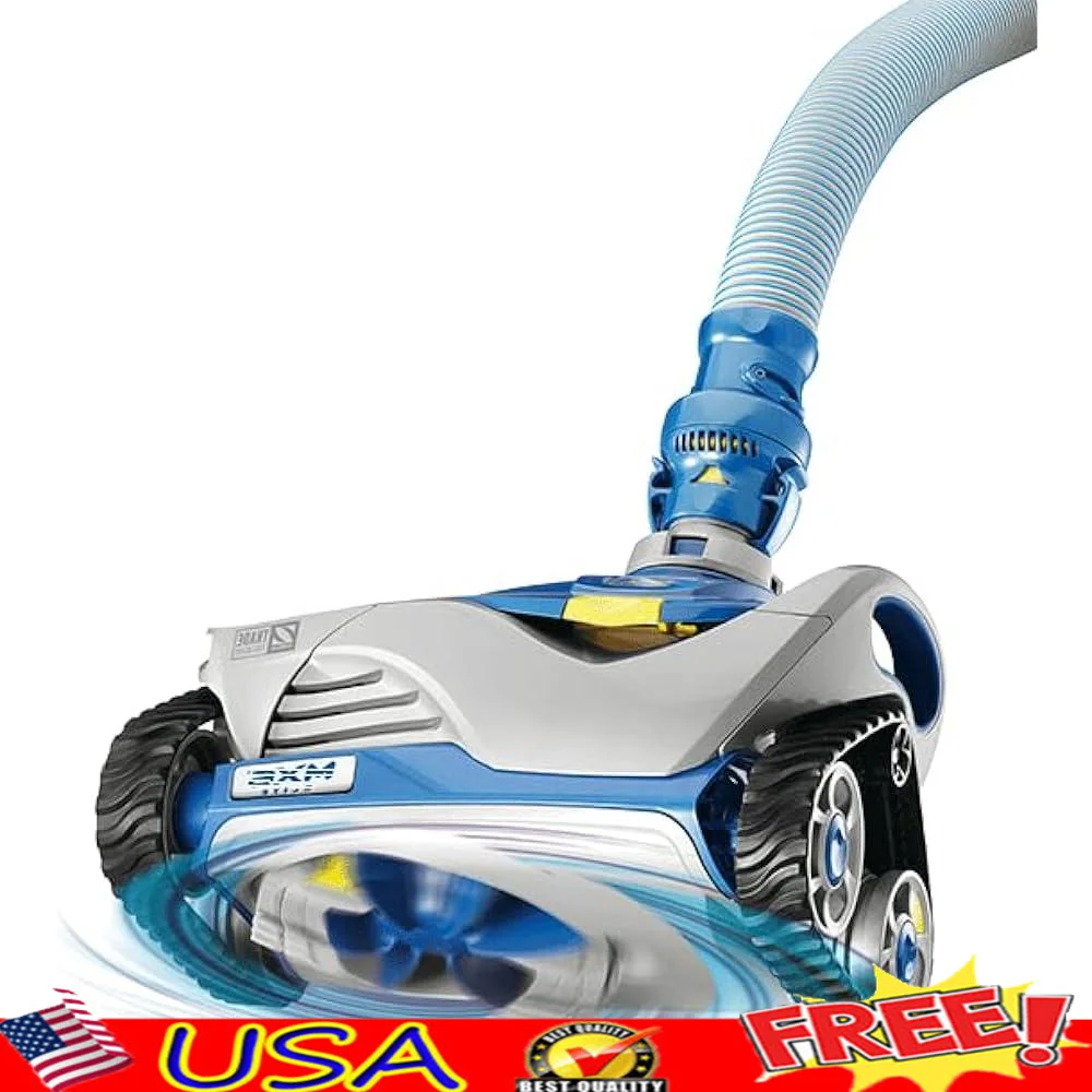 

Automatic Micro-Clean Pool Cleaner with Removable Filter Durable Design Efficient Scrubbing and Vacuuming In-Ground Pools