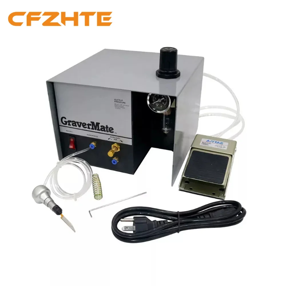 

Pneumatic Impact Engraving Machine Graver Mate Jewelry Engraver Single Ended 110/220V Jewelry graving