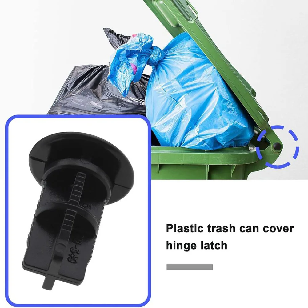 Replacement Parts For Bin Lids Trash Bin Hinge Bin Hinge Pins Reduces Lid Rattling Robust Construction Wear Resistant