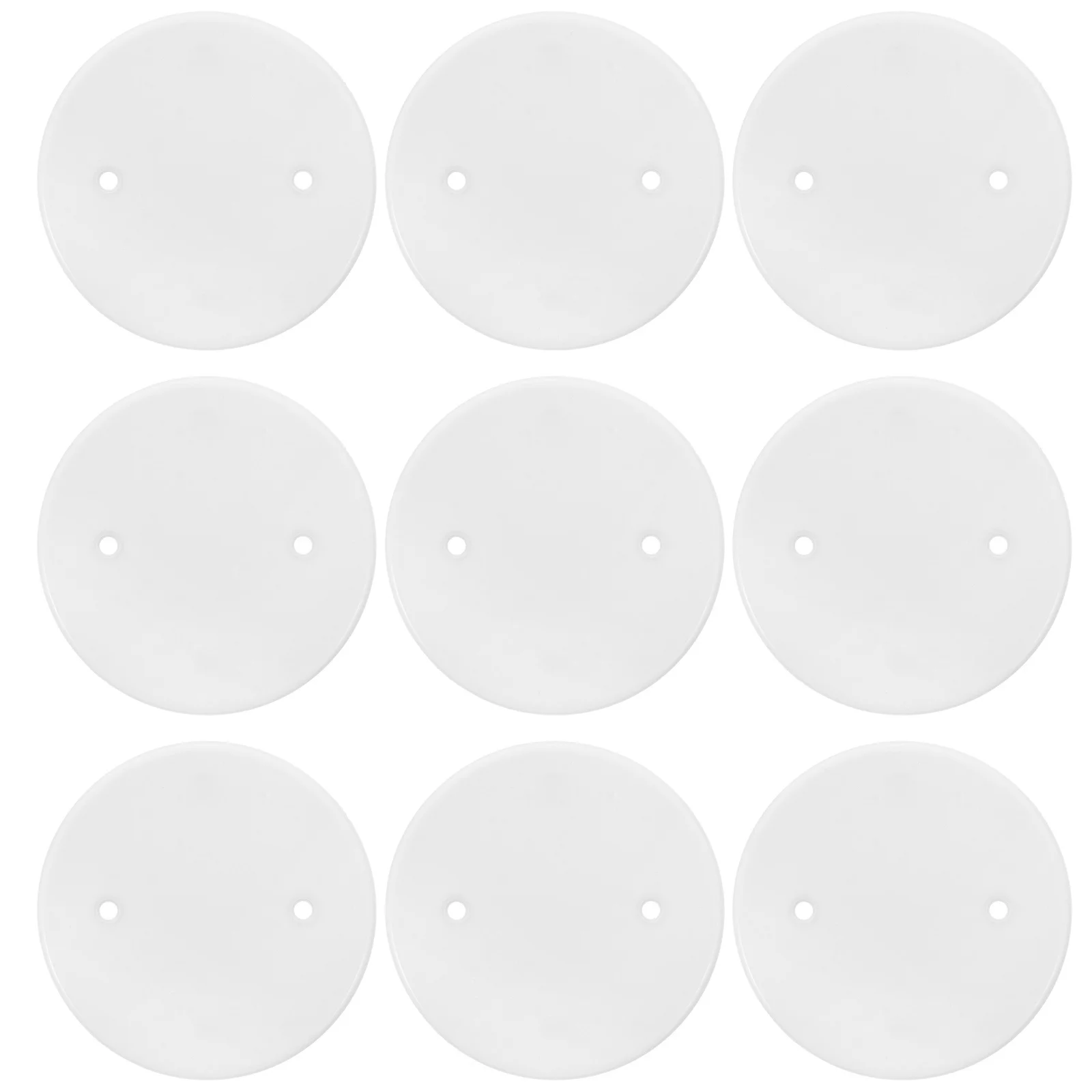 30 قطعة غطاء السقف المثمن لوحات دائم PP مقاومة للخدش لهب صندوق مروحة السقف غطاء المخرج استبدال المنزل