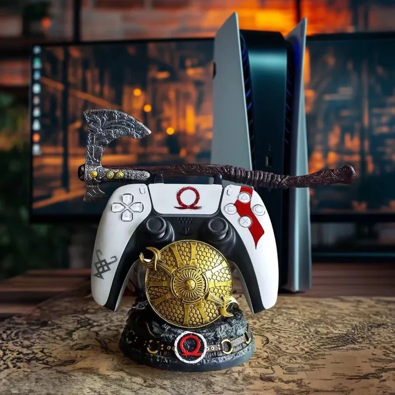New God of War Game For PS5/Xbox/PS4 Controller Creative Stand Unique Gamepad Holder Desktop Decoration Gaming Accessories