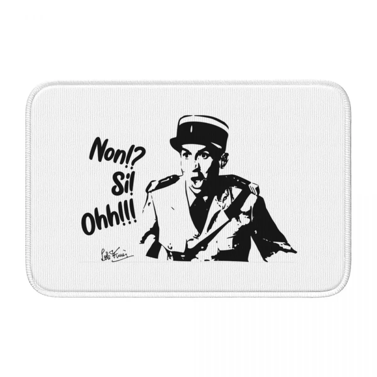Louis De Funs Funes Non! Si! Ohh! Kitchen Entrance Home Floor Mat Anti-Slip Car…