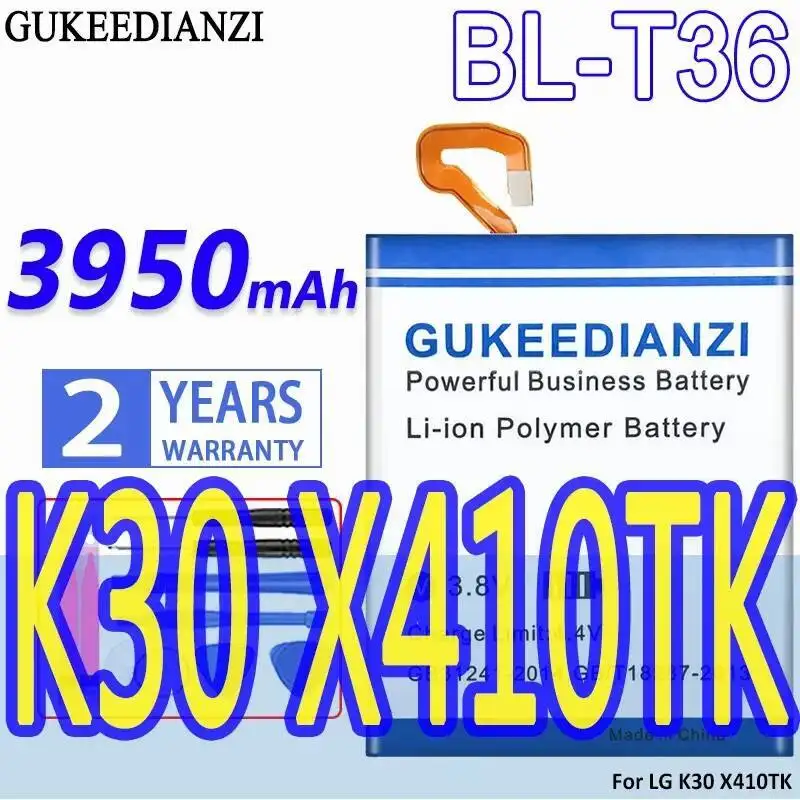 

Lightweight Mobile Phone Battery BL-T36 3950Mah For LG K30 X410TK