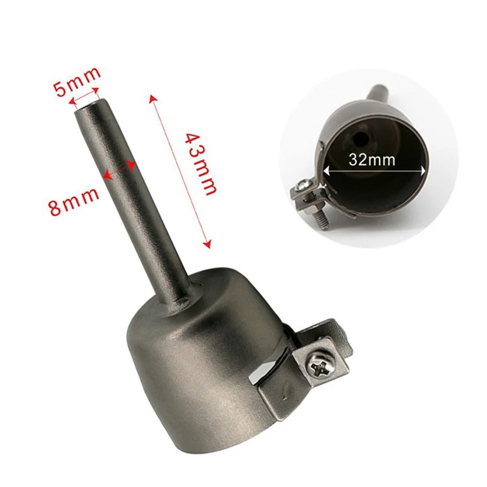 4Pcs/Set Welding Nozzles Welder Tips Standard /Round /Triangular For Vinyl PVC Plastic Hot Air 5mm Weld Tip Speed Welding Head