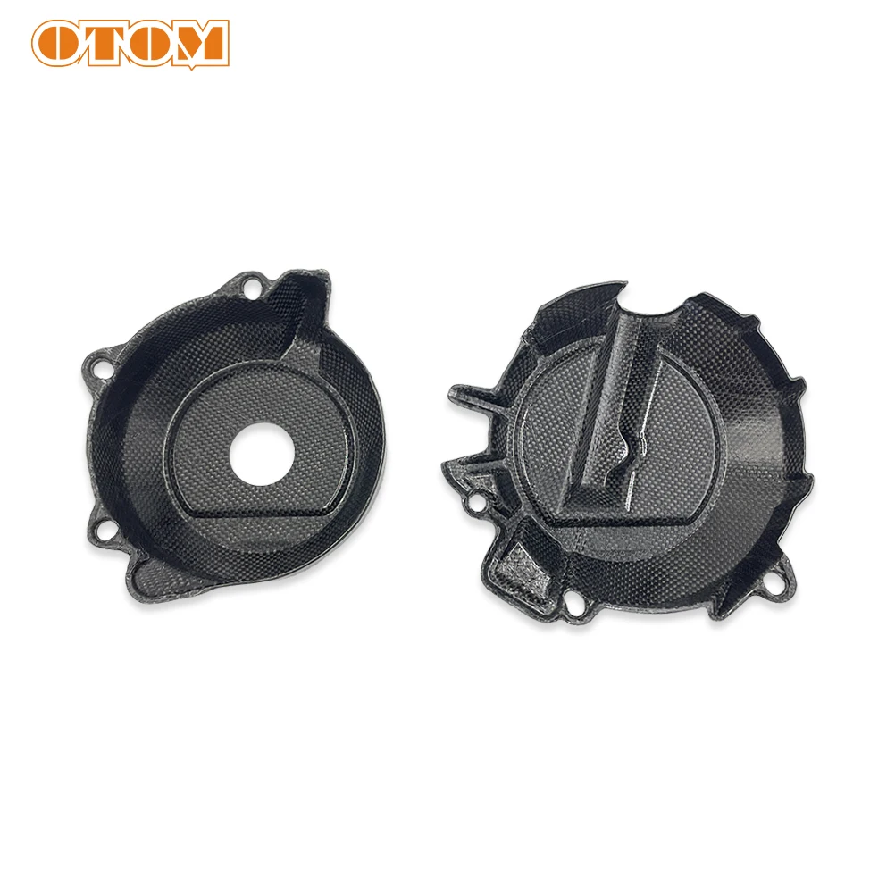 OTOM Motorcycle Clutch Cover For KTM Adventure R L 790 890 Duke Magneto Cover Ignition Guard Carbon Fiber Engine Protection view 2