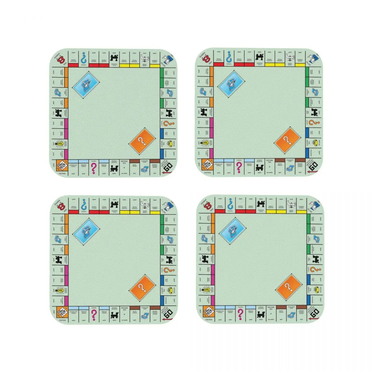 Board Game Board- Monopoly Coasters Dining Table Mat Utensils For Kitchen Induction Mat For Drying Dishes Mat Coffee Mat Hot Pad