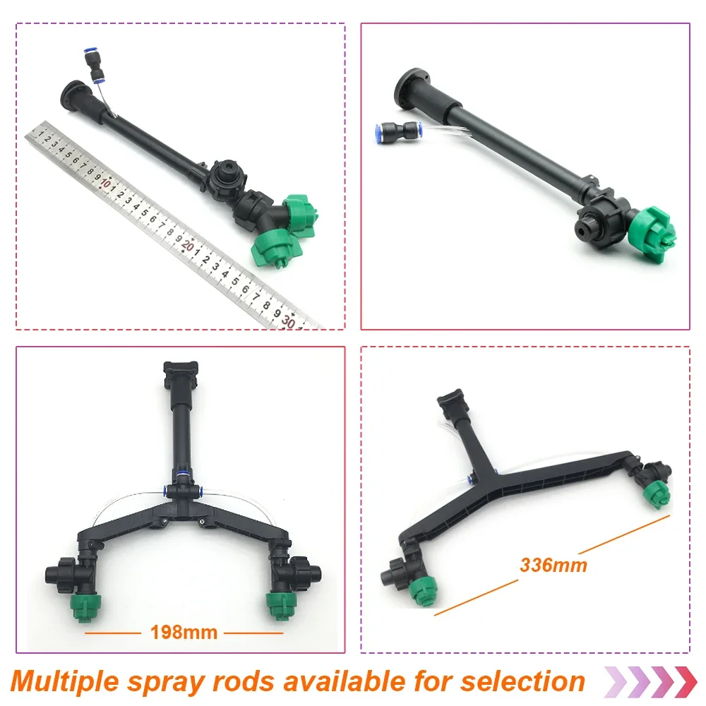 EFT DIY Agricultural spraying drone Double nozzle anti-collision Y spray extension rod high-pressure atomizing nozzle