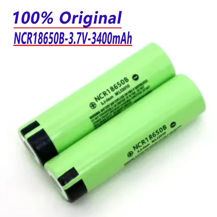 100% original 18650 3.7V NCR 18650B 3400mAh lithium-ion rechargeable battery Suitable for various lithium battery tools