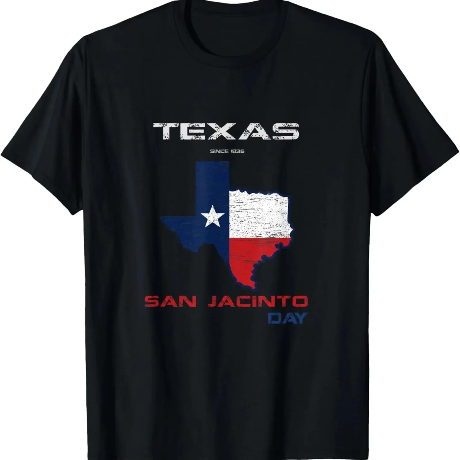 Футболка TEXAS San Jacinto Day Pride Texans Novelty, винтажная, мягкая, универсальная, мужская, в стиле стритвир, для повседневной носки, модная