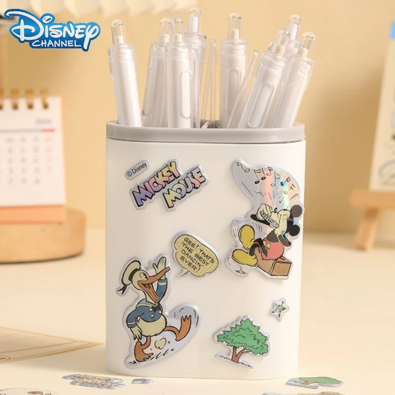 Disney Zootopia Stitch Mickey Mouse Stickers 3D Cartoon Animal Children's Toy Phone Case Luggage Diary Reward Stickers