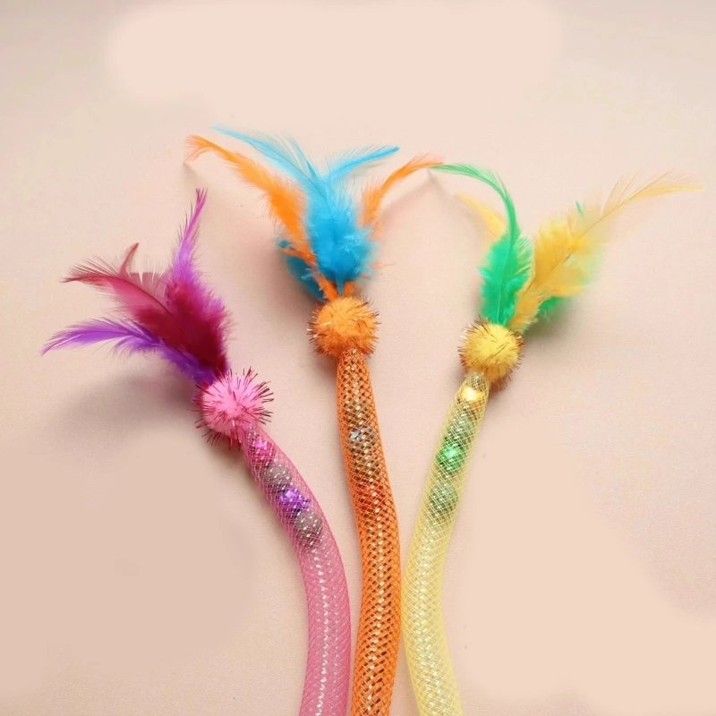 

Indoor Cats Play Wand Stimulates Exercise With Natural Peppermints Indoor Cats Toy Suitable for Various Cats Owners