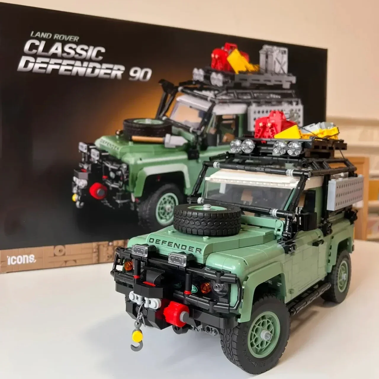 New 10317 Lands Supercar Rover Off-Road Defender 90 Vehicle Car Model Building Blocks Bricks Toys for Kids Boys Birthday Gifts