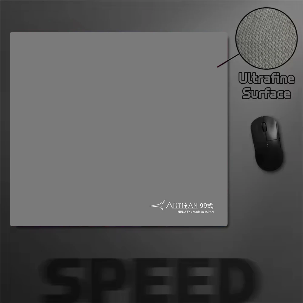ARTISAN FX 99 Schwarzes Mauspad Gaming-Mauspads Rutschfester, genähter Rand PC-Zubehör Speed Professional Artisan Mousemat