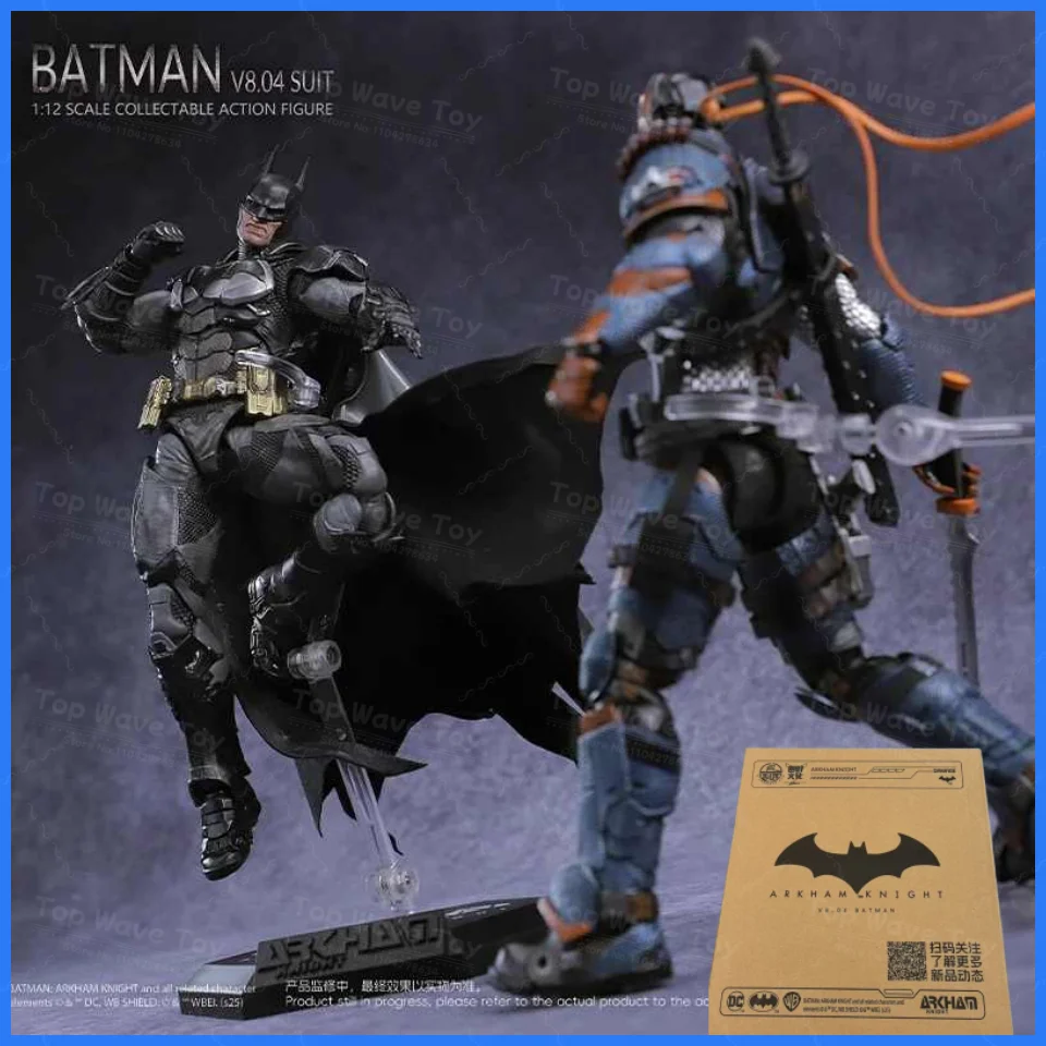 

2025 New Stock Batman Arkham Knight Action Figure LPZZ 1/12 Scale Soldier Warrior Edition Batman Full Set 6-inches Model Toys