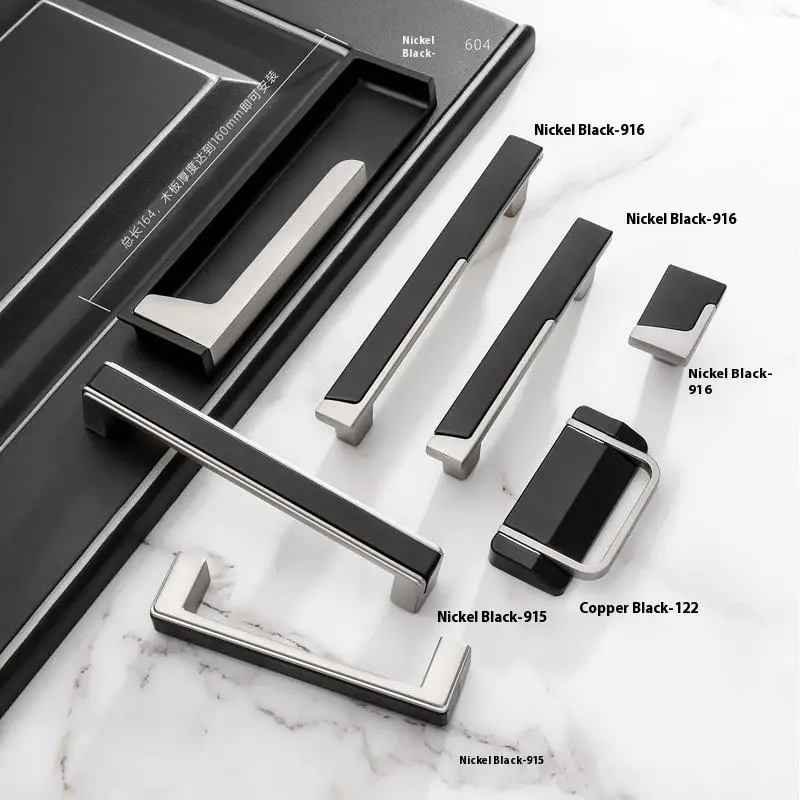 

Минималистичные скандинавские золотые/серые мебельные ручки — для шкафов/шафов/ящиков/винных шкафов, роскошная фурнитура