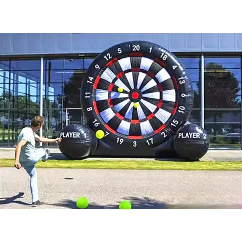 Inflatable Football Dart Target Commercial Outdoor Fun Sports Meeting Props for Camping Events and Football Parties