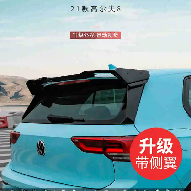 

for Volkswagen GOLF 8 MK8 spoiler 2020 2021 GOIF8 spoiler high quality ABS material car rear wing color rear spoiler