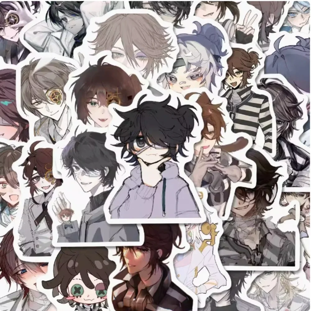 10/54 قطعة لعبة الإبداعية الهوية الخامس ملصقات مضحك شخصية سجين لوكا البلسا ملصق لاصق لامع ورائع ل DIY بها بنفسك دفتر الثلاجة الغيتار #3