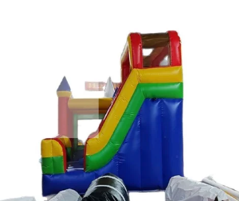 

Hot Sale Kids Inflatable Bouncy Castle Bounce House Commercial Jumping Castles Side Slide for Sale