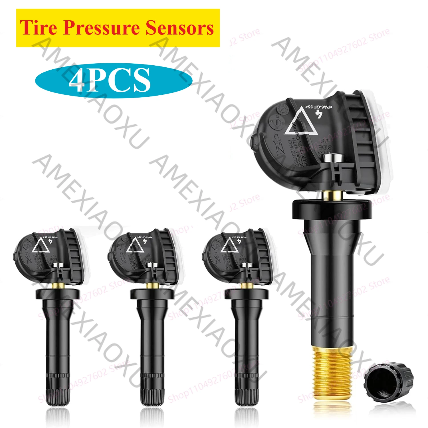 

4PCS Tire Pressure Sensors TPMS 433MHz XL8 13544444 13540602 13598773 13522629 13589601 13589256 22853740 13581561 20922901 AMEX