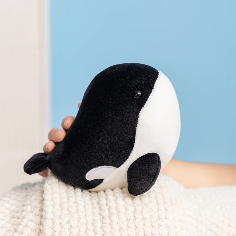 

17CM Blue Whale Moby-Dick Killer Whale Plush Toy Soft Stuffed Sea Animals Sofa Pillow Lovely Fish Dolphin Doll Children Toy Gift